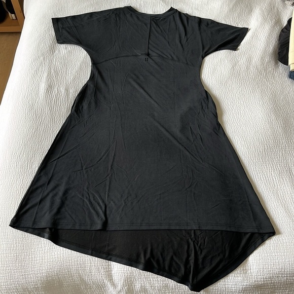 Sweaty Betty Rhea Midi Shirt Dress Travel Airport Black Size XXS Comfy Soft - Picture 5 of 12